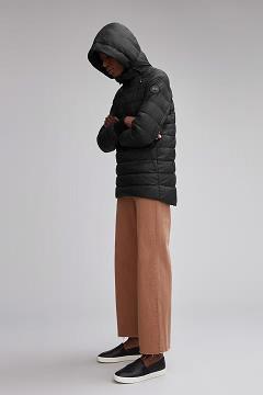 Chamarras Canada Goose Mujer Outlet - Hillhurst Chaqueta De Plumas Black Label Negros DA4807195